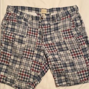 G.H. Bass & Co. Madras Plaid 100% Cotton Shorts